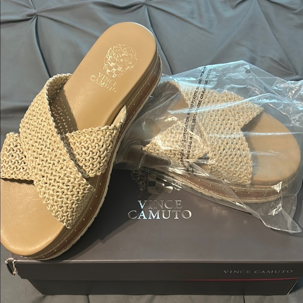 Vince Camuto Women's Ravensal Sandals in tan